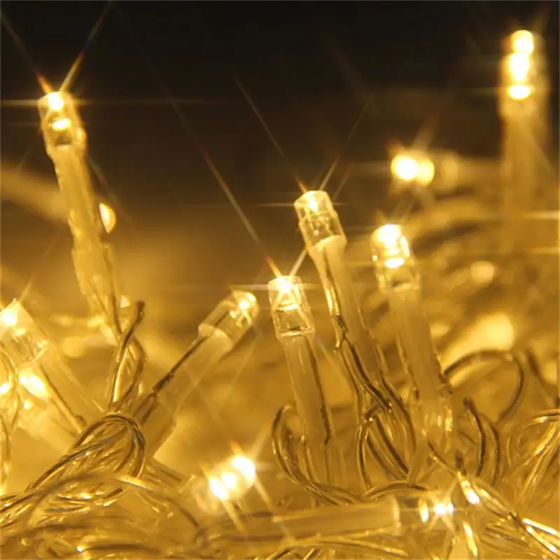 जुड़ा निविड़ अंधकार 10m 50m 100m क्रिसमस स्ट्रिंग रोशनी परी रोशनी क्रिसमस आउटडोर उपयोग