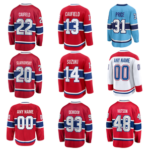 Groothandel Gestikt Heren Team Uniform #14 #22 Caufield Ijshockey Jersey Van Hoge Kwaliteit - Product Image 1