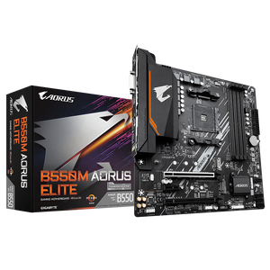 Tarjeta Madre Original para Escritorio <span class=keywords><strong>Gigabyte</strong></span> B550M <span class=keywords><strong>AORUS</strong></span> <span class=keywords><strong>ELITE</strong></span> - Product Image 1