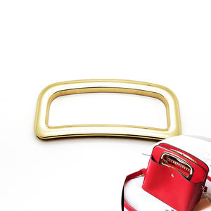 Vendita calda su ordine all'ingrosso accessori manico della borsa maniglia del sacchetto del metallo <span class=keywords><strong>D</strong></span> shape manico - Product Image 1