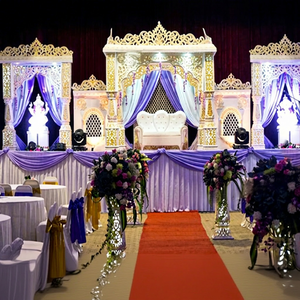 Mandap Jodha Akbar para Bodas, Mandap Real Indio Completamente Tallado en Fibra, Mandap Tallado en Fibra para Bodas de Bollywood, Mandap para Eventos - Product Image 1