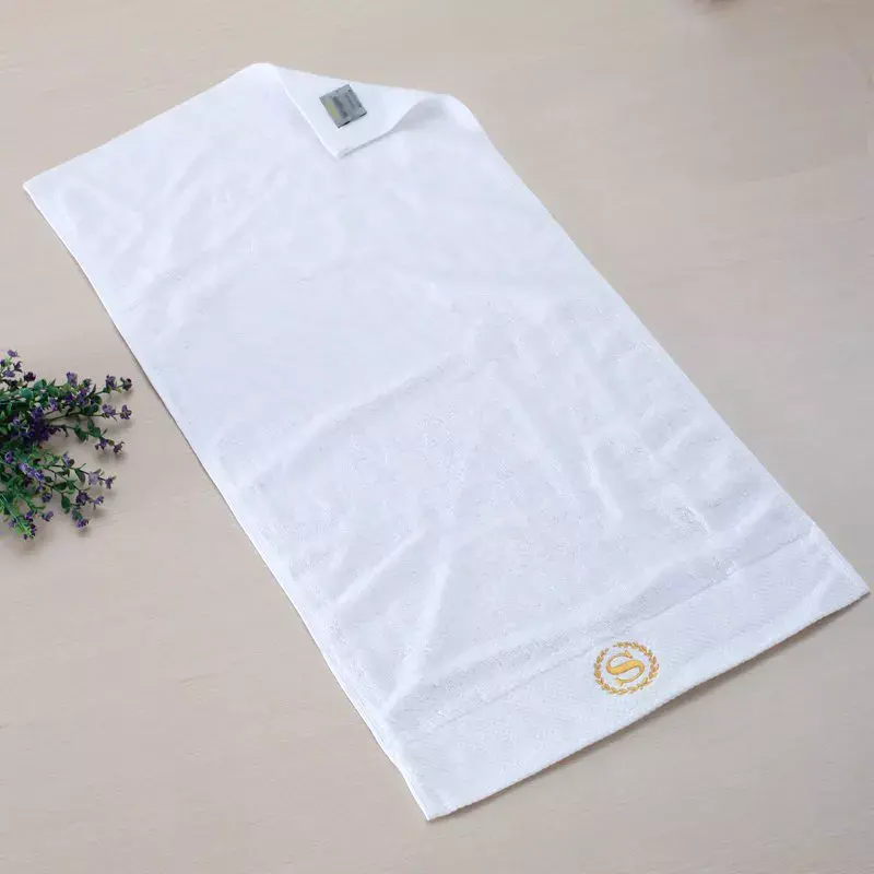 Luxe 5-sterren Hotel Handdoeken Voor Hotel 100% Katoenen Handdoeken Met Logo