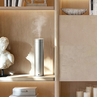 Diffuseur d'arômes de bureau en aluminium, intelligent, sans eau, avec minuterie, intensité réglable, application, CE, FCC, pour hôtel, bureau