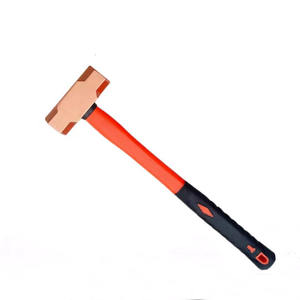베스트 셀러 산업용 등급 방폭 망치 (고무 손잡이 포함) 구리 알루미늄 청동 황동 구조 - Product Image 1