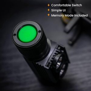 Linterna Frontal COB USB Recargable de 9 Modos, la Más Brillante para Exteriores, 2 LED, IP66 Impermeable, 2000LM, 150m, Aluminio, Venta al Por Mayor - Product Image 2