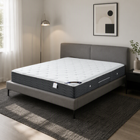 Matelas de lit enroulable à ressorts ensachés et mousse à mémoire de forme, qualité hôtelière, vente en gros d'usine, matelas hybride pour chambre à coucher