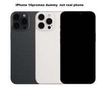 Téléphone Factice Non Fonctionnel pour iPhone 16 et iPhone 16 Pro Max, Modèle d'Exposition pour Présentation et Photographie d'Étuis iPhone