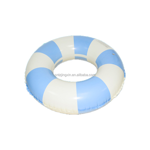 Flotador Inflable de PVC para Niños de 60 a 120 cm, Plegable, Portátil, Resistente y Ecológico, Azul y Blanco - Product Image 3