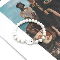 Bracelet de couple Yin Yang Tai Chi en pierre de lave 5A noir et blanc tressé, idéal pour un cadeau - Vente chaude