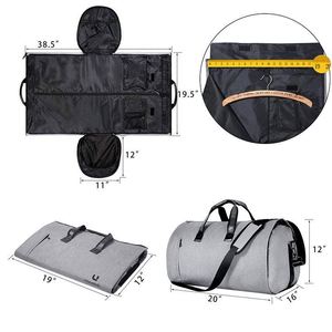 Bolsa de ropa personalizada de fábrica BSCI, bolsa de viaje grande tipo Duffel para trajes, ropa de vuelo con bolsa para zapatos para hombres y mujeres - Product Image 5