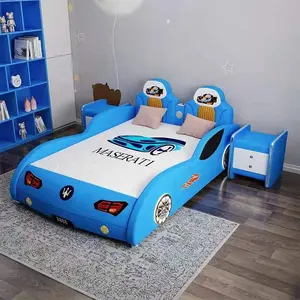Hot selling children's bed Bedroom set children's style modern kids car beds