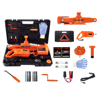 Cric de voiture Clé à chocs électrique 45cm 5 tonnes Crics de voiture 120w 12v Kit de crics de levage pour SUV Outils de réparation Cric de voiture horizontal