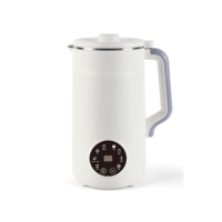 Blender électronique à écran tactile 9-en-1 de 1200 ml, pour la préparation de lait végétal maison, insonorisé, à faible bruit, intelligent, pour lait de soja