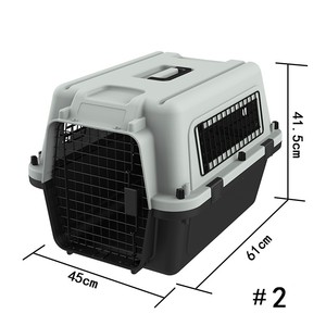 Iata standra Chất lượng cao 120*90*90cm transportn de plstico Para mascotas con chó Lớn Thùng Nhựa con chó tàu sân bay - Product Image 5