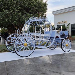 Calèche de Mariage de Luxe Style <span class=keywords><strong>Cendrillon</strong></span>, Calèche Tirée par des Chevaux pour Événements de Mariage et Services de Location - Product Image 6