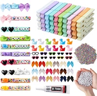 Lot de 80 pinces de rangement en bois colorées transfrontalières, mini-nœuds de cheerleading, canards et cœurs, modèle DIY pour sacs d'école JZ044