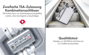 Koper <span class=keywords><strong>Pilot</strong></span> pembawa Aluminium dengan kunci TSA Multi ukuran Black Spinner casing Aluminium uniseks pegangan keras koper bagasi - Product Image 5