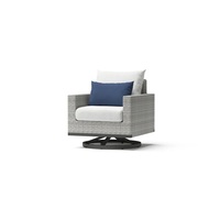 Chaise longue pivotante en rotin en aluminium chaud Table de foyer Patio ensembles de jardin meubles d'extérieur terrasse balcon arrière-cour à l'extérieur