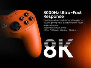 Manette filaire pour jeux PC GameSir Tarantula 8K Esports |   Taux de polling de 8000 Hz, manettes TMR de 2e génération, 9 boutons <span class=keywords><strong>macro</strong></span> remappables, gyroscope 6 axes - Product Image 3