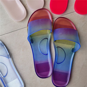 Summer Outdoor <b>Clear</b> <b>Heels</b> Slippers <b>Women</b> Sandals Shoes High Pumps Transparent Wedding Sexy Flat Lighted Quick Dry - Product Image 5