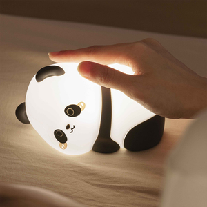 Creative Cute Panda Mini Silicone <strong>Nightlight</strong> Bedside and Feeding Lamp <strong>for</strong> <strong>Baby</strong> Factory Wholesale - Product Image 1