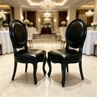 Chaises de salle à manger Royal Louis en résine durable pour location de mariage – Chaise d'hôtel moderne, écologique, luxueuse et confortable
