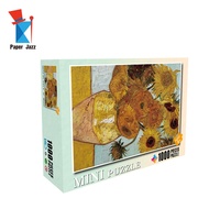 Jeu de Puzzle en carton de haute qualité Puzzle en papier tournesol personnalisé 1000 pièces