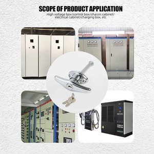 Xe cửa nhà để xe lưu trữ cổng đổ cửa 68mm cửa gỗ <span class=keywords><strong>t</strong></span> xử lý khóa - Product Image 6