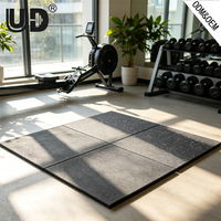 Tapis de sol pour salle de sport, excellente absorption des chocs, en caoutchouc, écologiques et inodores