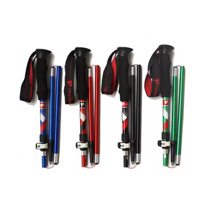 Nhôm Hợp Kim 6061/7075 Ngoài Trời Gấp Di Động Có Thể Điều Chỉnh Trượt Tuyết Đi Bộ Đường Dài Leo Núi Cực Bắc Âu Đi Bộ Leo Núi Gậy - Product Image 2