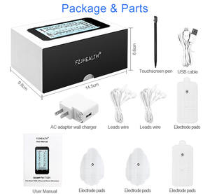 เครื่องนวดกล้ามเนื้อ EMS 12โหมดนวดหน้าจอสัมผัสแบบพกพาเครื่องบำบัดด้วยไฟฟ้า12โหมด - Product Image 6