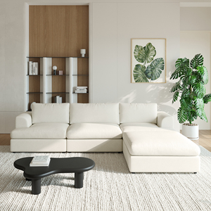 Juego de Sofás Reclinables Tipo Italiano VOXHOME, Sofá Modular Seccional Cloud con Esponja de Alta Calidad, Sofá Reclinable para Sala de Estar - Product Image 1