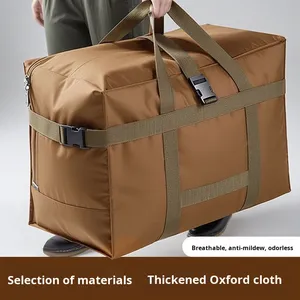 Modern Large Capacity Oxford Cloth Waterproof Travel <strong>Bag</strong> with Zipper Closure for Airline Checked Luggage and Quilt <strong>Storage</strong> - Product Image 5
