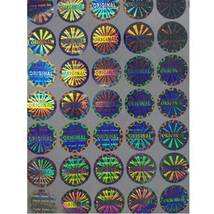 Pegatinas láser 3d de impresión personalizada, etiquetas adhesivas de holograma personalizadas, diseño gratuito - Product Image 3