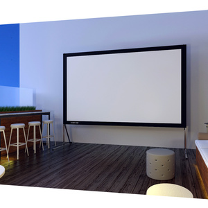 Màn Hình Pro QB 180 Inch Nhanh Chóng Gấp Di Động Có Thể Gập Lại 4K Trong Nhà Ngoài Trời Matt Trắng Màn Hình Máy Chiếu - Product Image 5