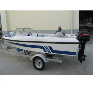 经典玻璃纤维快艇钓鱼专业休闲电池电动或燃气摩托艇待售