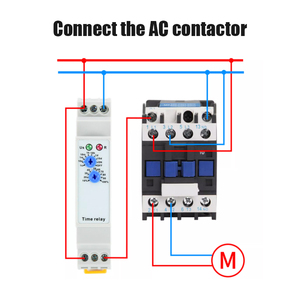 लघु cntd CDT6-A110W 35 मिमी दीन रेल एसी/डीसी 12-24v (50-60hz) बिजली-देरी पर रिले dpdt कम पावर ip20 सुरक्षा epoxy - Product Image 5