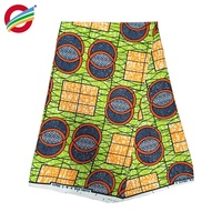 Tissu de broderie en polyester et spandex africain imprimé en 3D Ankara 100% polyester sur commande