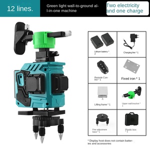 Bán buôn độ chính xác cao 12-dòng <span class=keywords><strong>laser</strong></span> màu xanh lá cây mức độ mạnh mẽ ngoài trời hồng ngoại san lấp mặt bằng pin tự động cấp công nghiệp cho - Product Image 6