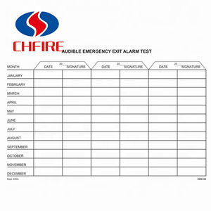 Etichetta di Sicurezza per Registrazione Estintore in PVC, Vendita Calda - Product Image 5