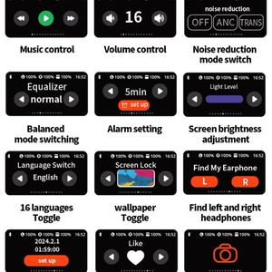 Envío Gratis, Producto de Tendencia 2025, Auriculares Intrauditivos para Juegos con Pantalla Táctil, Cancelación de Ruido, Auriculares TWS Inalámbricos Bluetooth - Product Image 4