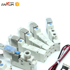 Électrovannes industrielles SY3120-5LZD-M5 SY3140-5LOU-Q avec le type rapide d'échappement pour des lignes de convoyeur - Product Image 1