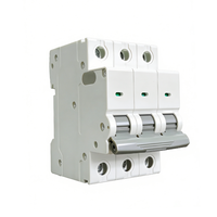 Disjoncteur miniature LINZIELE M80 homologué CE 3P C25 25A 230V 400V 6KA sur rail DIN pour distribution d'énergie industrielle