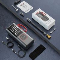 Compresseur d'air portable sans fil RoadGuardian ATJ-6988 6000mAh 60W pour voiture, avec affichage numérique de la pression des pneus