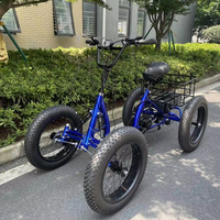Nouveau modèle 2026, très demandé, Quadricycle cargo 750W 1000W à pneus larges et pneus neige