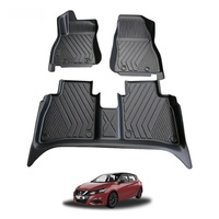 Tapis de sol de voiture 3D en TPE pour TIIDA 2011-2024, accessoires de décoration intérieure de voiture, pièces automobiles, vente en gros, pour véhicules conduite à gauche