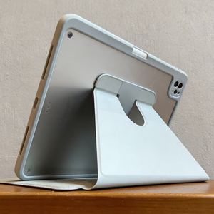 Funda para tableta iPad <span class=keywords><strong>Samsung</strong></span>, diseño personalizado, <span class=keywords><strong>mejor</strong></span> <span class=keywords><strong>precio</strong></span>, funda protectora giratoria de PU, carga para lápiz, gris, 11 pulgadas - Product Image 2