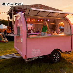 2025 China Concession Best Selling Mobile Street Ice Cream Hot Dog Fast Catering <b>BBQ</b> Coffee Vending Cheap Stainless Food Chips - Product Image 2