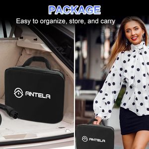 Câble de recharge EV Antela Type 2 11 kW 16 A 7 m triphasé pour voitures électriques avec étui de transport - Product Image 5