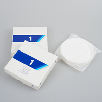 Papier filtre qualitatif de laboratoire Grade 1/2/3/4/5/6 pour la surveillance de la pollution des sols, des semences et de l'air, l'analyse de l'eau des chaudières, papier filtre en cellulose